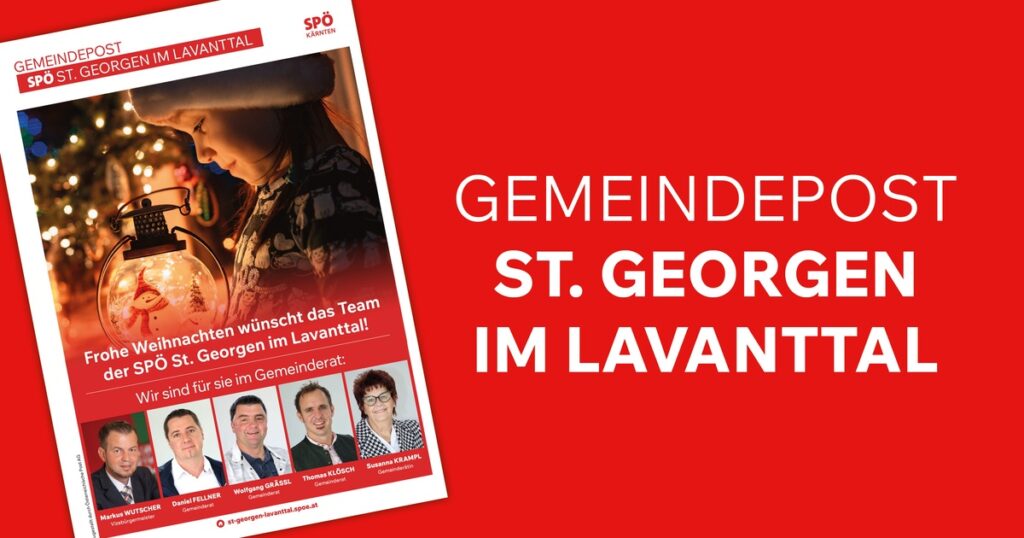 Gemeindepost St. Georgen im Lavanttal – Dezember 2025